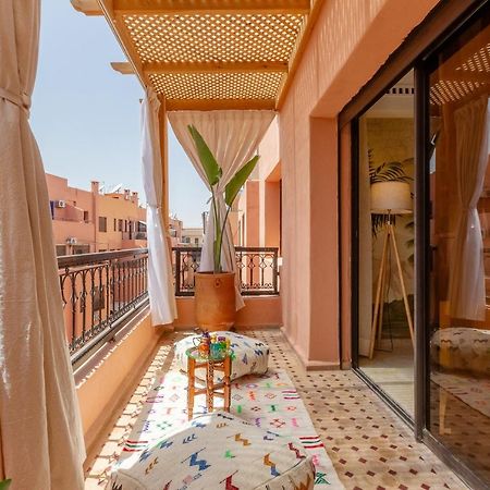 Le Palmier - Appartement Authentique A Gueliz Marrákes Kültér fotó