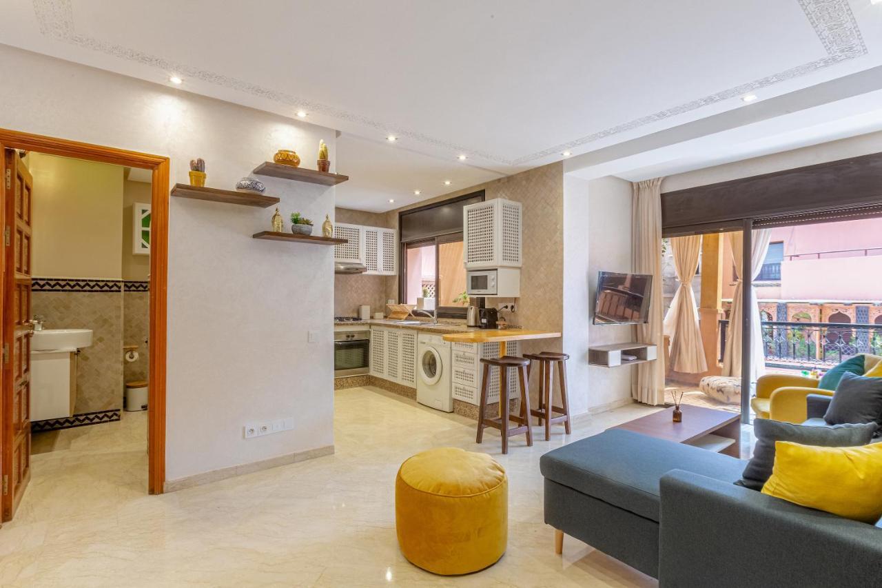 Le Palmier - Appartement Authentique A Gueliz Marrákes Kültér fotó