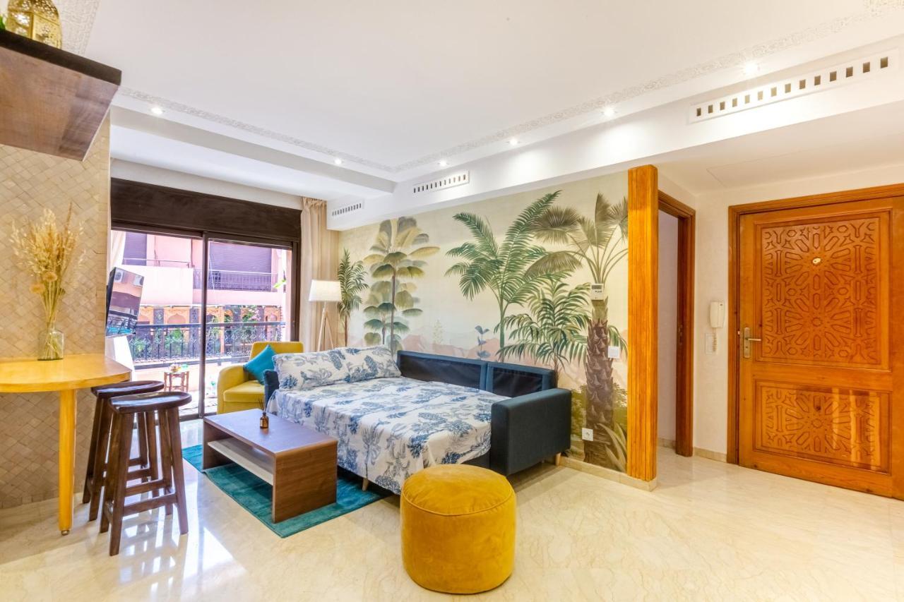 Le Palmier - Appartement Authentique A Gueliz Marrákes Kültér fotó